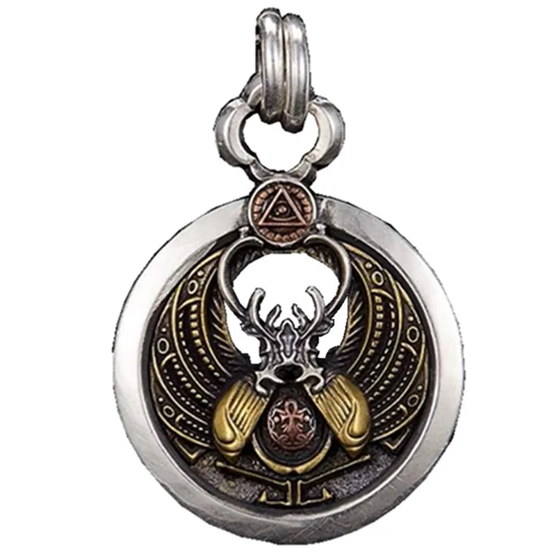 Necklace Pendant Pure 925 Sterling Silver Eye of God Luxury Brand Designer Fine Jewelry Accessories Gift Women Men 2024 New P28