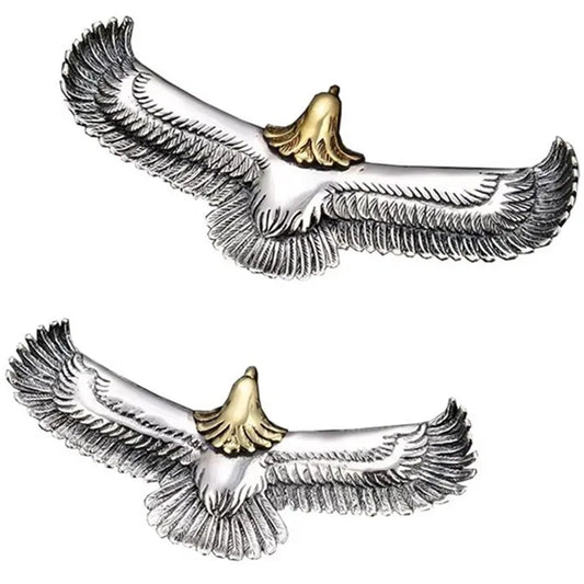 Flying Eagle Wings Real 925 Sterling Silver Necklace Pendant Vintage Fashion Luxury Designer Fine Jewelry Women Men 2025 New P31