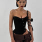 Punk Ladies Tassel Wide Belt Pu Brown Trendy Decorative Belt Nightclub Hot Girl Y2k Personality Motorcycle Trendy Belt