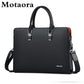 MOTAORA Genuine Leather Laptop Bag Men 14-15.6 Inch Business Briefcase Work Messenger Bag for MacBook HP Dell Acer