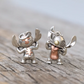 BOCAI Original S925 Sterling Silver Stitch Star Baby, cute Cartoon Pendant for Men and Women Couple Sweater Chain Birthday Gift