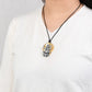 S925 Silver Pendant Necklace, Vintage Gold Flame Skull Men's Garuda Bird Chain, Gothic Statement Jewelry Gift for Men
