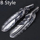 Pendant 100% Sterling Silver 925 Feather Eagle's Claw Luxury Jewellery Woman Man 2025 New Trend High Quality Necklace Pendant P3