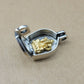 Non Pure Elephant God Gawu Box Tibetan Silver Plated Necklace Pendant DIY Cultural And Buddhist Bead Side Hanging Accessory