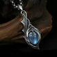 Necklace Pendant Pure 925 Sterling Silver Dragon Eye Natural Moonstone Luxury Designer Brand Fine Jewelry Men Women 2024 New P5