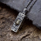 BOCAI NEW S925 Sterling Silver Retro Punk Can Blow Domineering Lion Harmonica Pendant