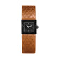 Guou Women Quartz Watch Luxury Clock Fashion Vintage Orologio Retro Classic Black Gold Square Reloj Ladies Leather Wrist Watches