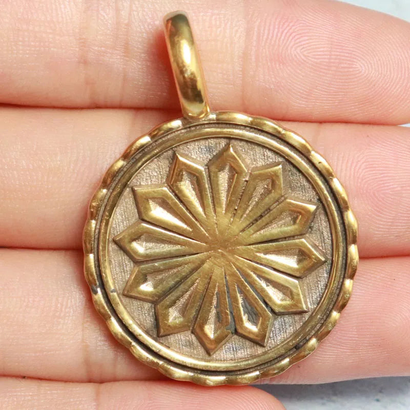 15g Yezidi Lalish Peacock Angel Art Relief Pendant Customized 925 SOLID STERLING Silver High Trendy