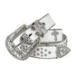 New Unisex Y2K Belt Shine Women Men Plus Size Punk Rhinestone Belt Crystal For Jeans Pants Gift