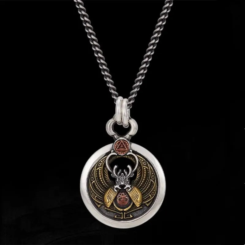 Necklace Pendant Pure 925 Sterling Silver Eye of God Luxury Brand Designer Fine Jewelry Accessories Gift Women Men 2024 New P28