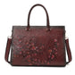 COSMO Vintage Embossed Women Shoulder Bag, Leather Female Tote Bag