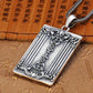 S925 sterling silver trendy retro creative personality poker card K pendant men's Thai silver punk style skull pendant