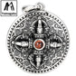 2025 Trend Vintage Necklace Pendant Real Sterling Silver 925 Vajra Cloud Inlaid Ruby Luxury Brand Fine Jewellery Man Woman P12