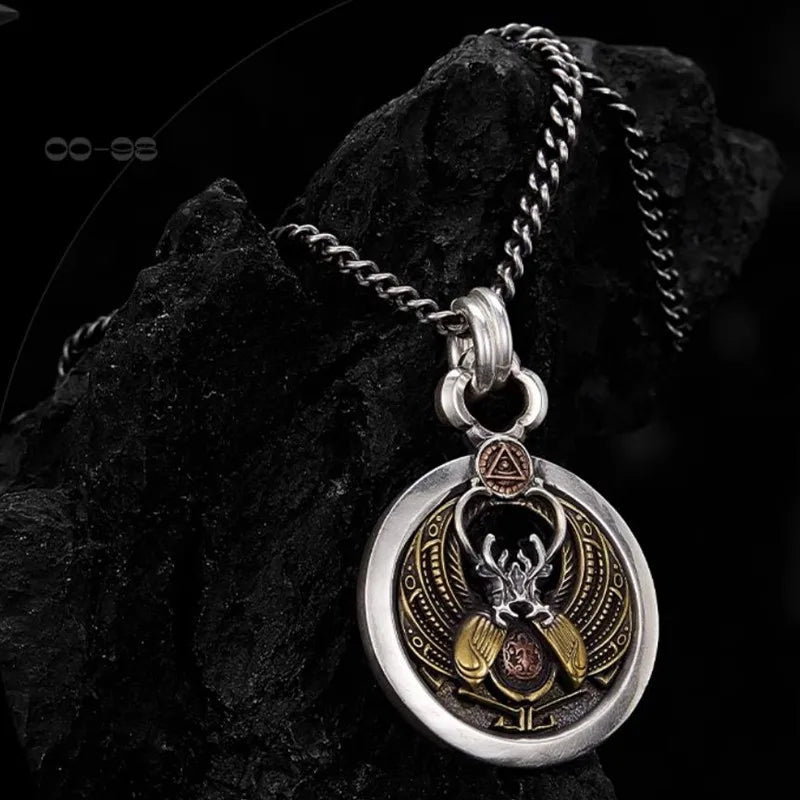 Necklace Pendant Pure 925 Sterling Silver Eye of God Luxury Brand Designer Fine Jewelry Accessories Gift Women Men 2024 New P28