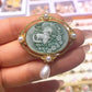 925 Sterling Silver Cameo Charms & Pendant Natural Agate Horse Pendant for Jewelry Making