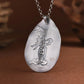 new 990 Silver Retro Wisdom Manjusri Buddha Pendant Lucky Talisman for Men and Women