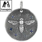 Necklace Pendant Pure 925 Sterling Silver Insects Bee Blue Gemstone Luxury Brand Jewelry Man Woman 2025 St Valentine Day Gift P5