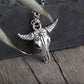 Real s925 Sterling Silver Pendant For Men Retro And Domineering Bull Head Pendant European And American Punk Style Jewelry