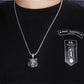 S925 Sterling Silver Charms Pendants for Women Men New Fashion Hollow Retro 3D Tiger Head Zircon Eyes Punk Jewelry Wholesale