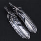 Pendant 100% Sterling Silver 925 Feather Eagle's Claw Luxury Jewellery Woman Man 2025 New Trend High Quality Necklace Pendant P3
