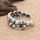 S925 sterling silver jewelry retro thai silver domineering men skull trendy punk style open bracelet