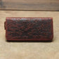 COSMO Unisex Dragon Embossed Card Wallet Oriental Style Leather Handmade