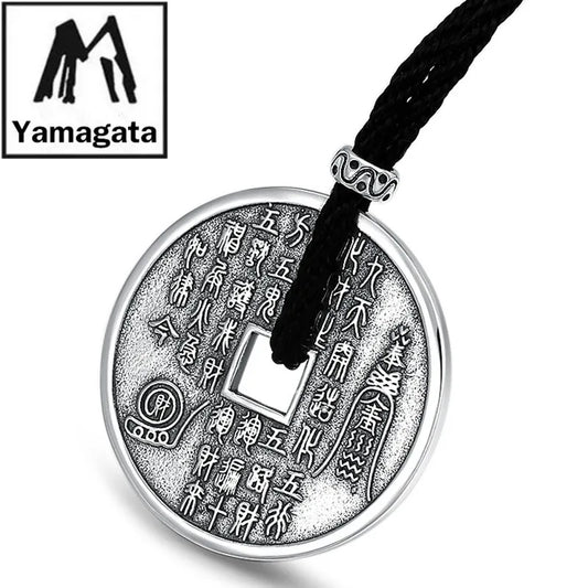 Necklace Pendant Real 925 Sterling Silver Amulet Tai Chi Eight Trigrams Luxury Brand Fine Jewelry Woman Man 2025 Love Gift P17