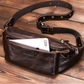 COSMO Men's Genuine Leather  for Travel & Sports Anti-Theft Phone Pouch