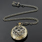 Antique Mechanical Pocket Watch Men Luxury Brand Necklace Pocket & Fob Watches Chain Male Clock PJX1631