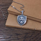 New S999 Sterling Silver Personality Retro Domineering Hip-hop Lion Tiger Head Eagle Faucet Shield Pendant Man.