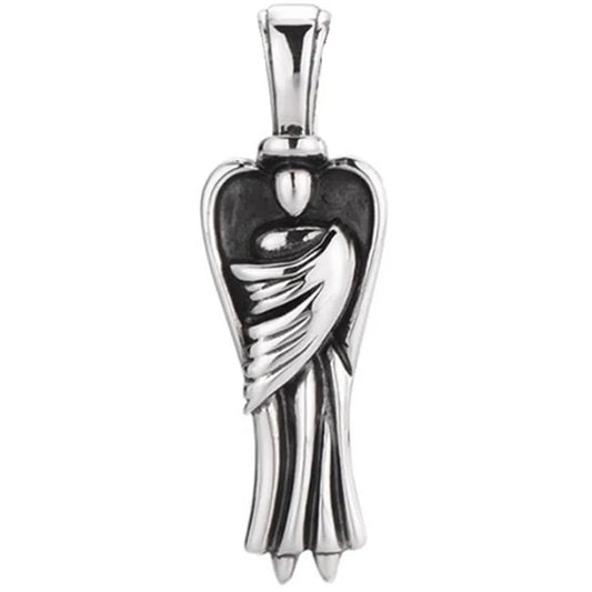 Necklace Pendant Pure Money 925 Sterling Silver Retro Angel Luxury Brand Fine Jewelry Women Men 2024 New In Christmas Gift P16