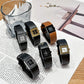 Guou Women Quartz Watch Luxury Clock Fashion Vintage Orologio Retro Classic Black Gold Square Reloj Ladies Leather Wrist Watches