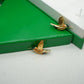 European and American retro new style Feigeo silver and gold diamond stud earrings