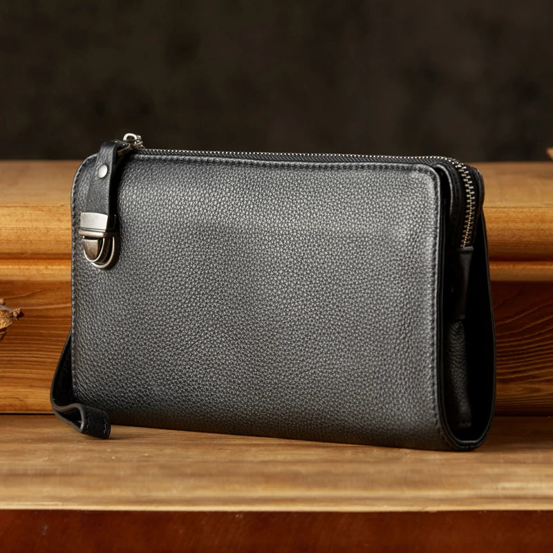 COSMO Men's Wallets- Phone Bags - Leather Handmade Clutch Bag