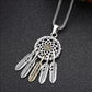 Necklace Pendant Real Sterling Silver 925 Indian Feather Luxury High Quality Jewelry 2025 Trend Man Necklace Woman New In P16