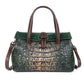 MOTAORA Green Small Women Shoulder Bags Genuine Leather Designer Handbags For Ladies Luxury Alligator Handbag For Phone Bag 2025