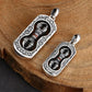 Pendant 100% 925 Sterling Silver 925 Rotatable Vajra Luxury High Quality Jewelry Silver 2025 Trend Man Necklaces For Women P12