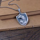 New S999 Sterling Silver Personality Retro Domineering Hip-hop Lion Tiger Head Eagle Faucet Shield Pendant Man.