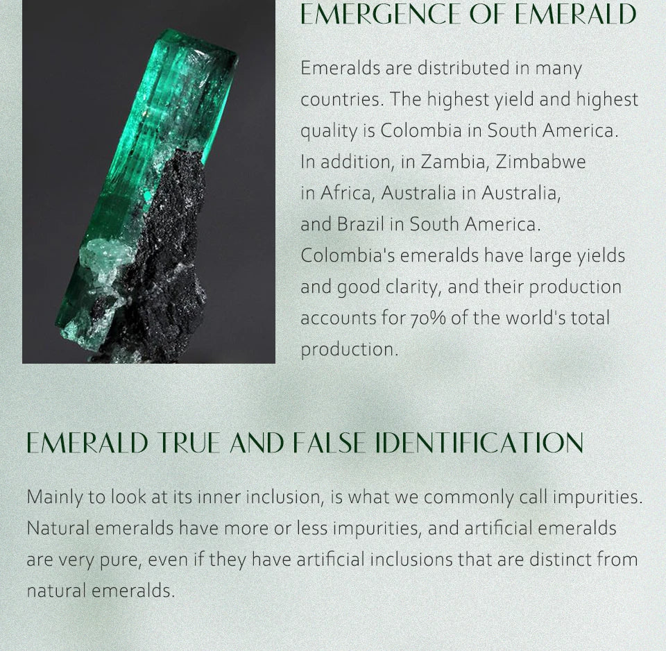 ATTAGEMS Vintage 925 Sterling Silver Lab Grown Moissanite Diamonds Emerald Gemstone Oval Cut Earrings Fine Jewelry Wholesale