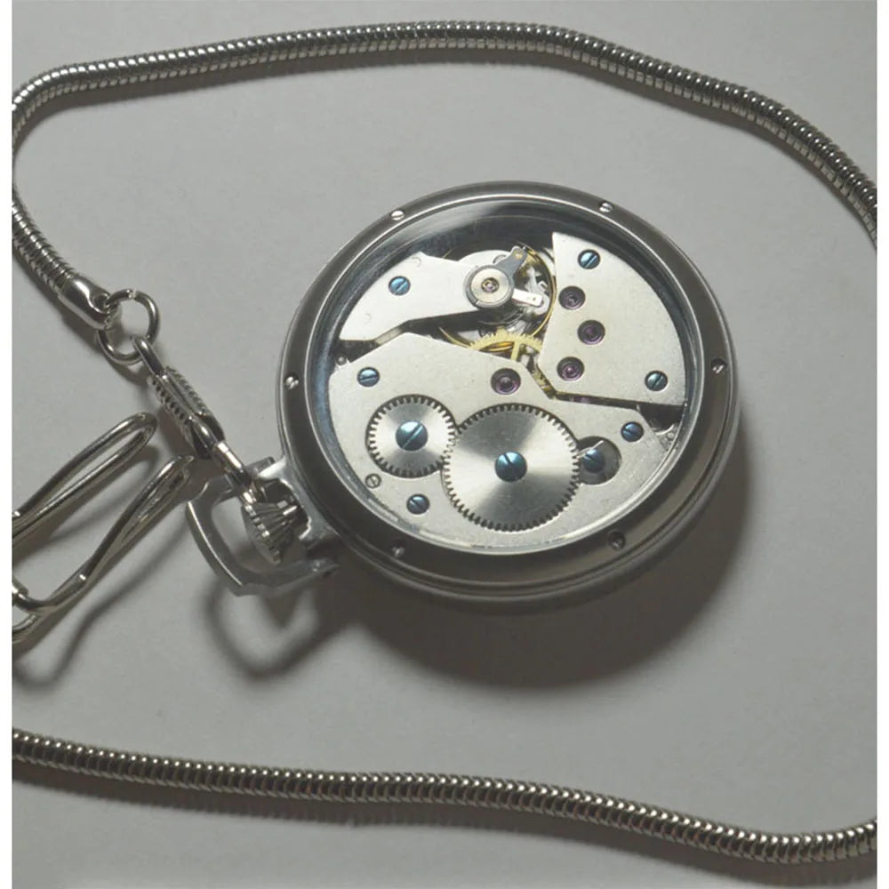 Men's mechanical pocket watch 6497 hand-wound manual mechanical movement niche classic vintage bracelet