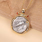 Demeter goddess of fertility vintage coin necklace