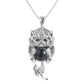 S925 Sterling Silver Pendant for Women Men Retro Wealth Mascot Pixiu Inlaid Rock Crystal Balls Charm Fashion Jewelry Wholesale