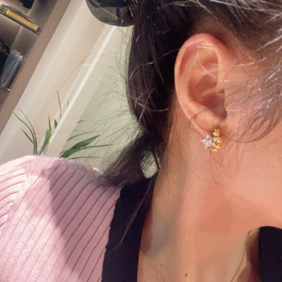 WUIHA Vintage 925 Sterling Silver Lab Sapphire High Carbon Diamonds Gemstone Wedding Engagement Hoop Hoops Earrings Fine Jewelry