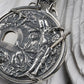 Man Women Necklace Pendant Real 925 Sterling Silver Holy Grail Knight Mechanism Coin Luxury Designer Fine Jewelry 2024 New In P7