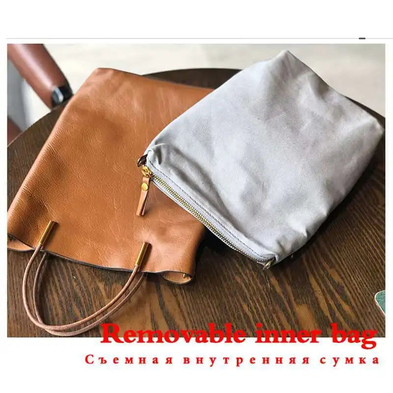 MOTAORA Genuine Leather Shoulder Bag for Women Vintage Crossbody Purse Casual Tote Bag Boho Retro Travel Handbag Stylish Luxury