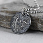 Necklace Pendant Pure 925 Sterling Silver Flying Eagle Round Card Luxury High Quality Jewelry 2025 Trend Man Necklaces Woman P22
