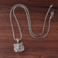 S925 Sterling Silver Charms Pendants for Women Men New Fashion Hollow Retro 3D Tiger Head Zircon Eyes Punk Jewelry Wholesale