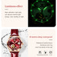 OLEVS Brand Ladies' Watch Fully Automatic Mechanical Watch Fashion Leather Strap 6601