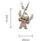 BOCAI Original S925 Sterling Silver Stitch Star Baby, cute Cartoon Pendant for Men and Women Couple Sweater Chain Birthday Gift
