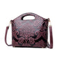 MOTAORA Women Leather Shouder Bag 2025 New High Quality Chinese Style Tote Bags Vintage Embossed Handbag Floral Retro Bag Ladies